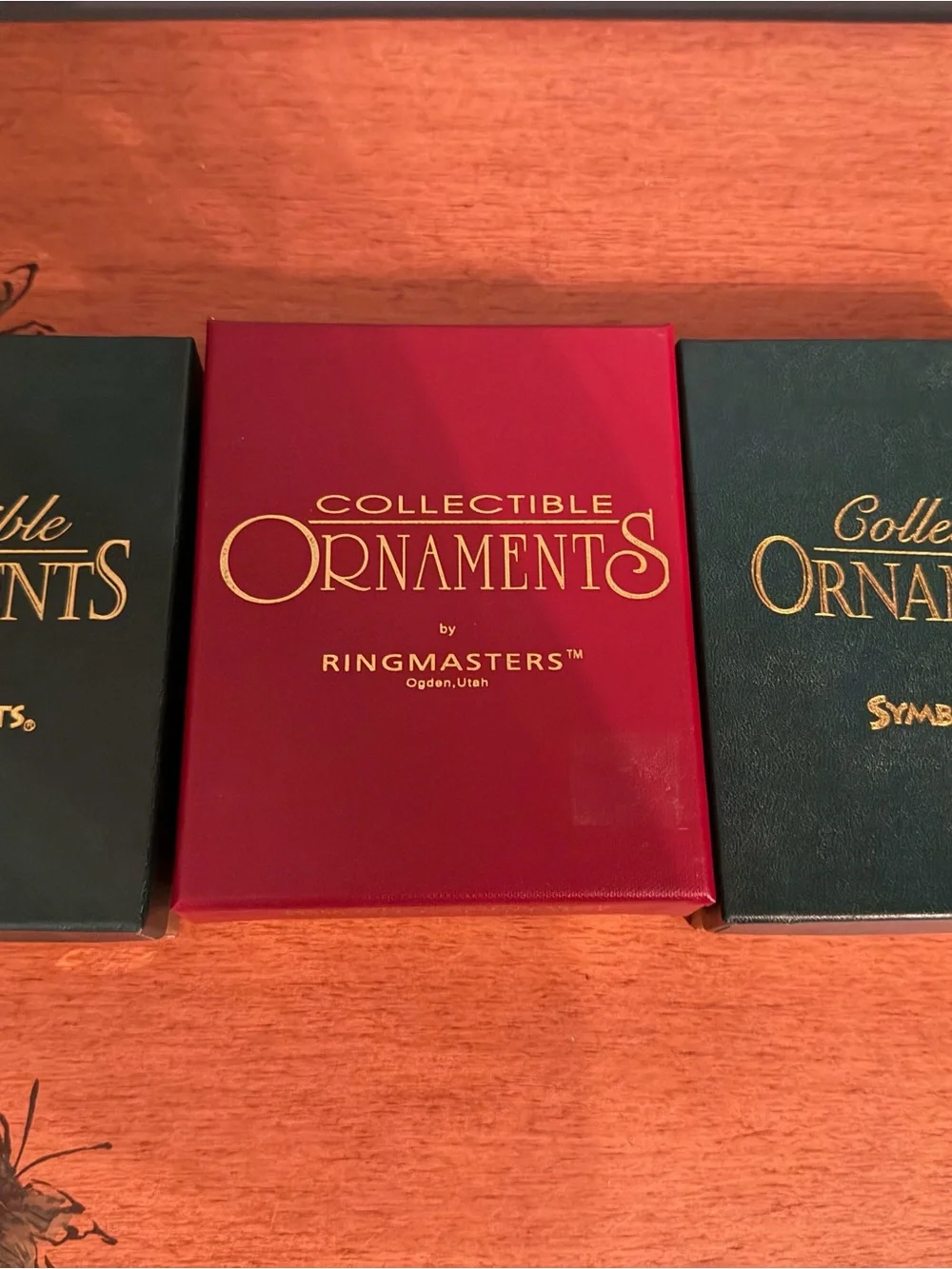 3 Vintage LDS Temple Ornaments - Seattle, Washington D.C., Salt Lake